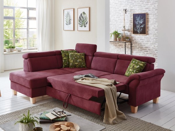 Rohová rozkládací sedací souprava ARNGAST