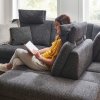 Rohová sedací souprava s relax funkcí a nastavitelnou hloubkou sedu TV MIA XC