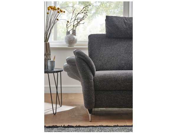 Rohová sedací souprava s relax funkcí a nastavitelnou hloubkou sedu TV MIA XC