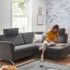 Rohová sedací souprava s relax funkcí a nastavitelnou hloubkou sedu TV MIA XC