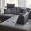 Rohová sedací souprava s relax funkcí a nastavitelnou hloubkou sedu TV MIA XC