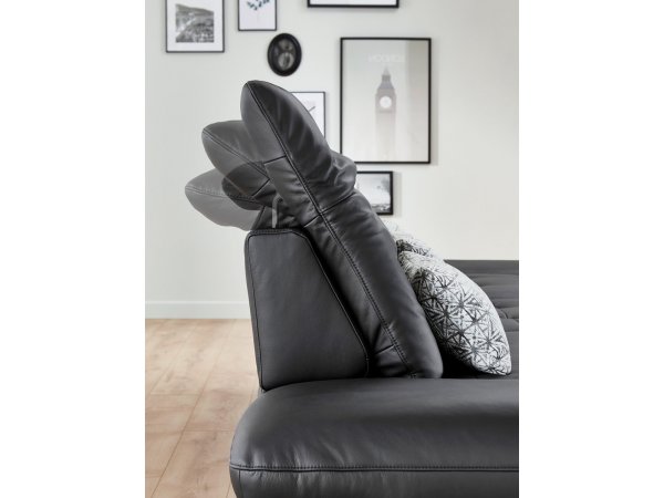 Kožená rohová sedací souprava CAROLINA 3