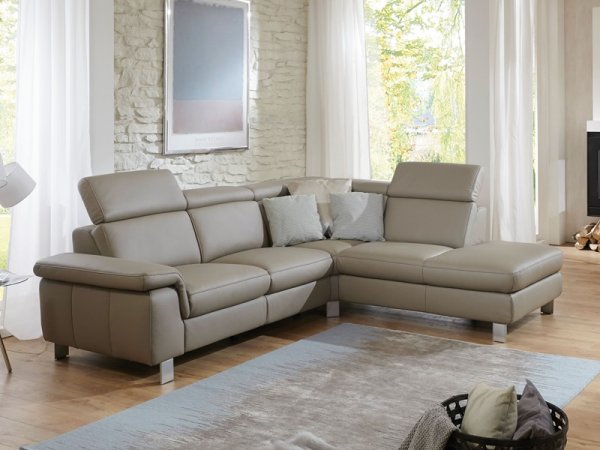 Kožená rohová sedací souprava LAVA XC