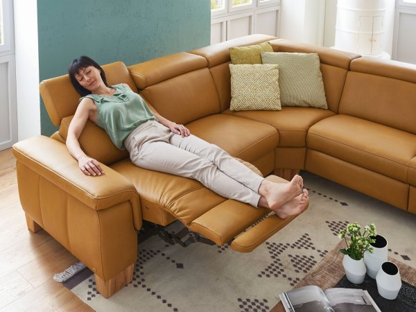 Kožená rohová sedací souprava LAVA XC 7