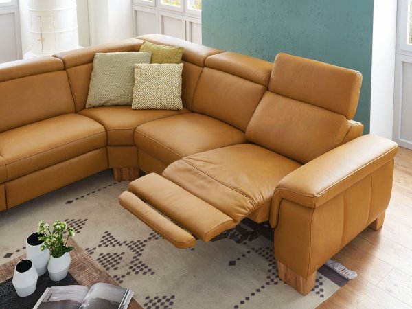 Kožená rohová sedací souprava LAVA XC 7