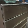 Komoda se zásuvkami SHANGHAI 2 - 75 cm, sklo Havanna