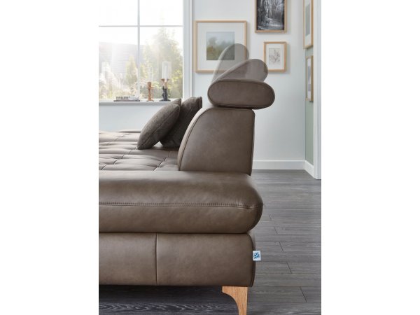 Kožená rohová sedací souprava CAROLINA 2