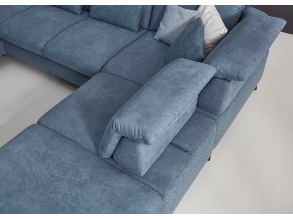 Rohová sedací souprava do tvaru U CAROLINA 2