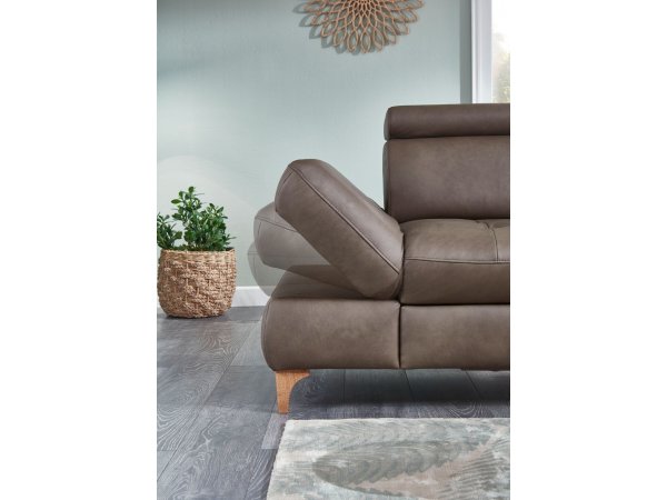 Kožená rohová sedací souprava CAROLINA 2