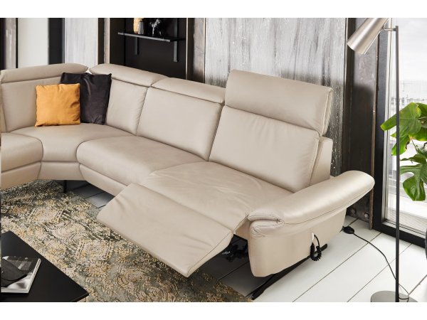 Kožená rohová sedací souprava TRAPANI