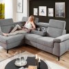Malá rohová sedací souprava LAVA XC s funkcí relax