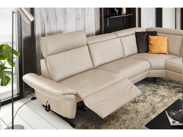 Kožená rohová sedací souprava TRAPANI