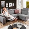 Malá rohová sedací souprava LAVA XC s funkcí relax