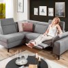 Malá rohová sedací souprava LAVA XC s funkcí relax
