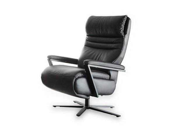 Kožené polohovací televizní křeslo TRAPANI