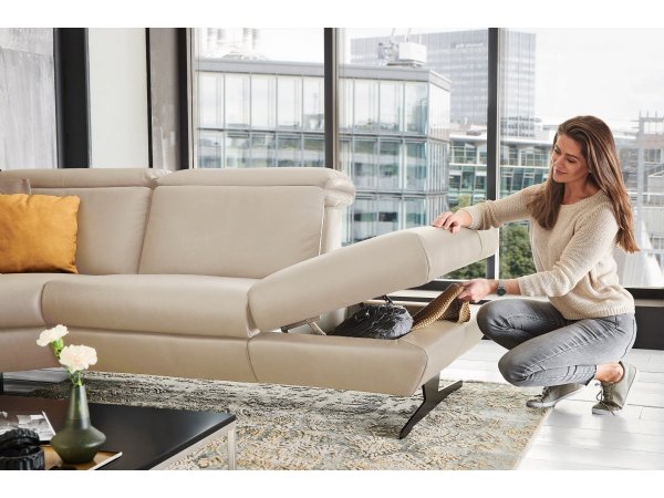 Kožená rohová sedací souprava TRAPANI