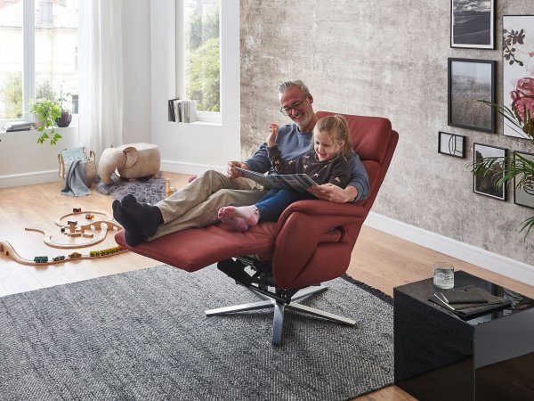 Polohovací televizní křeslo XTRA STYLE 2 s vysokou nosností do 200 Kg