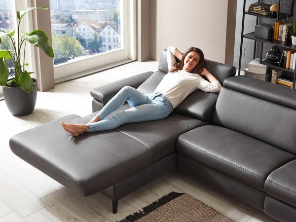 Kožená rohová sedací souprava LAVA XC 5