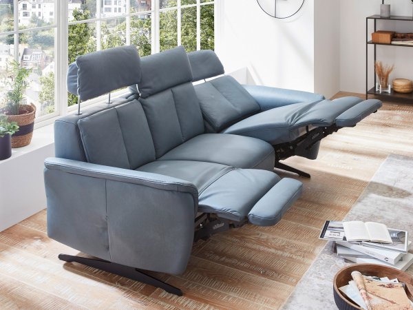 Luxusní kožená sedací souprava s funkcí relax 3+2 LORENZO