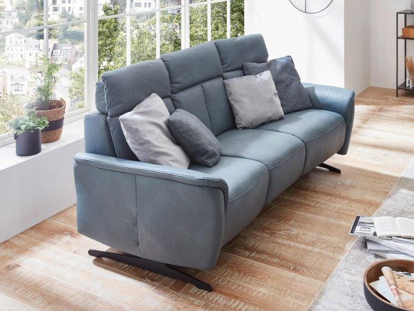 Luxusní kožená sedací souprava s funkcí relax 3+2 LORENZO