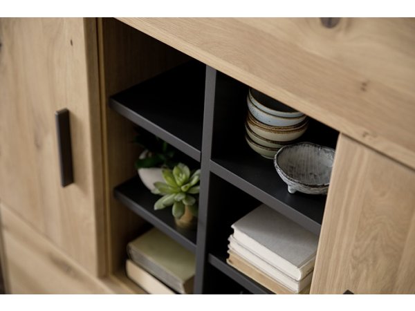 Obývací stěna PORTLAND II dub sukatý bělený