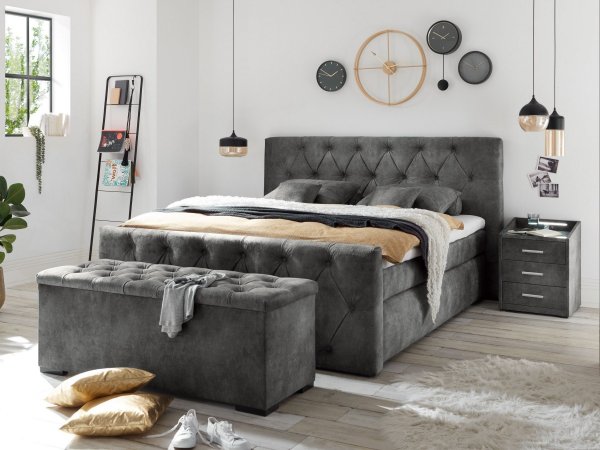 Postel boxspring s úložným prostorem HAMONNTON
