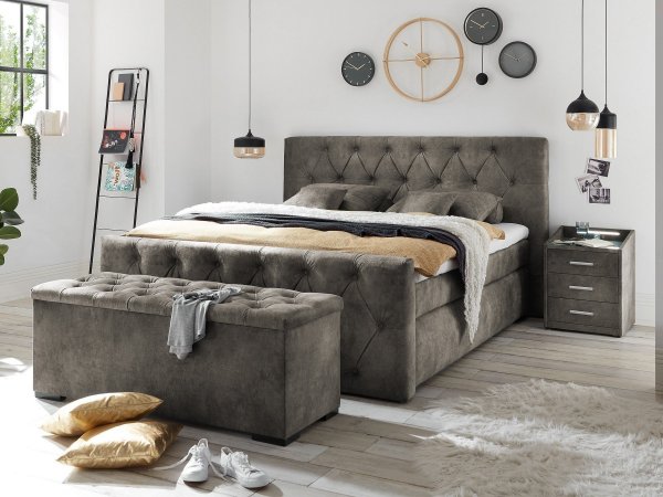 Postel boxspring s úložným prostorem HAMONNTON