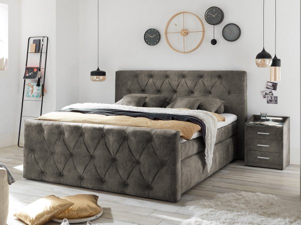 Postel boxspring s úložným prostorem HAMONNTON