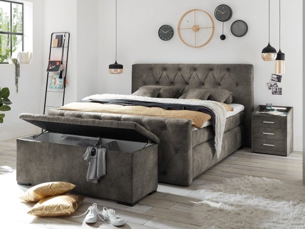 Postel boxspring s úložným prostorem HAMONNTON