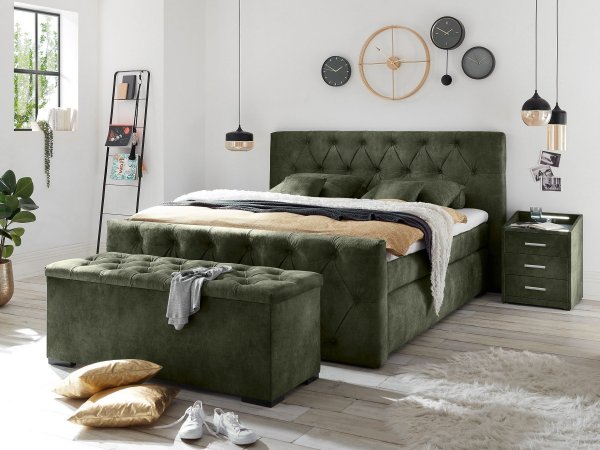 Postel boxspring s úložným prostorem HAMONNTON