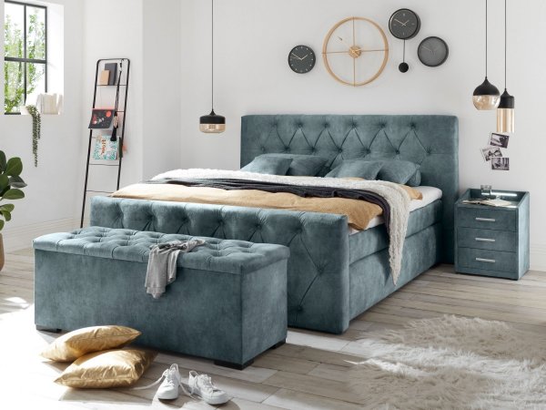 Postel boxspring s úložným prostorem HAMONNTON