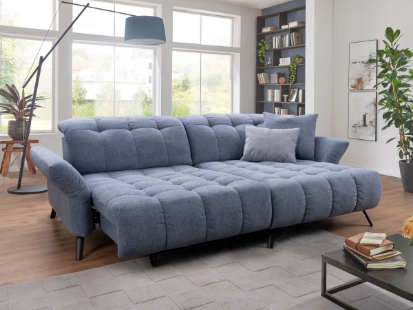 Malá prošívaná rohová sedací souprava COAST 4