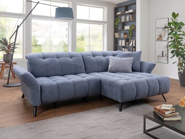 Malá prošívaná rohová sedací souprava COAST 4