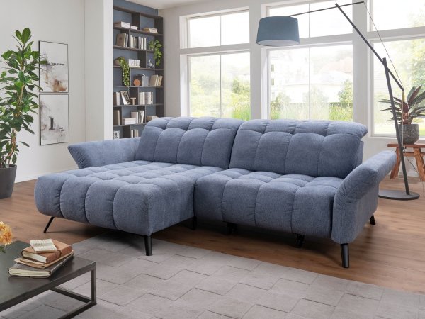 Malá prošívaná rohová sedací souprava COAST 4