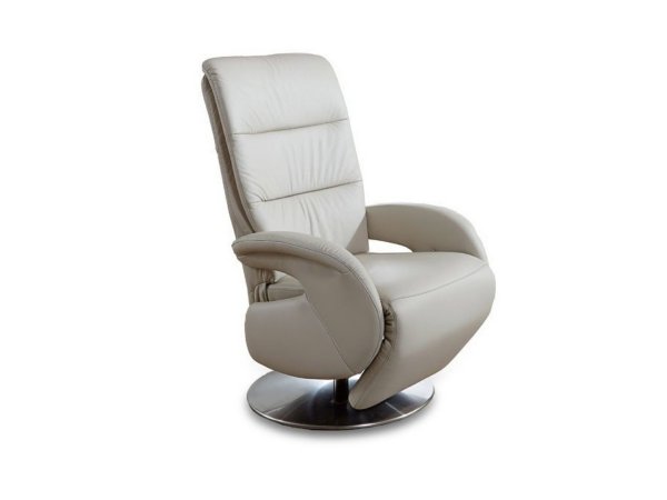 Kožené polohovatelné křeslo otočné RITZ 2