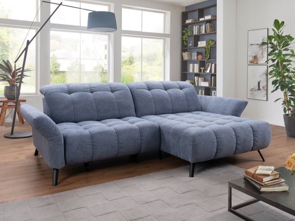 Malá prošívaná rohová sedací souprava COAST 4