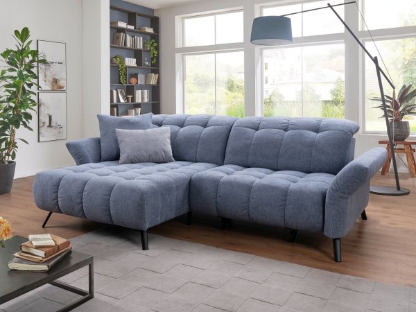 Malá prošívaná rohová sedací souprava COAST 4