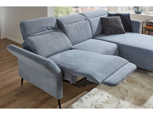 Rohová sedací souprava s motorovou TV funkcí CORIBA