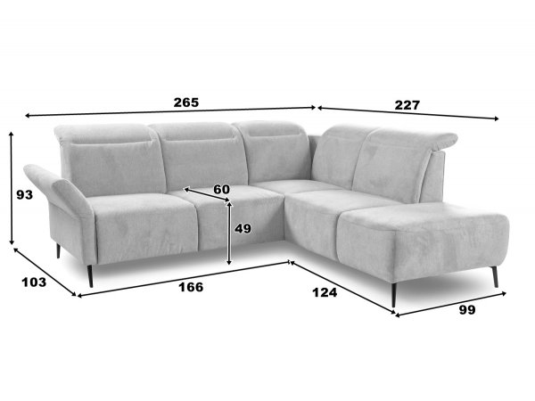 Rohová sedací souprava CORIBA