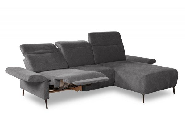 Rohová sedací souprava s motorovou TV funkcí CORIBA