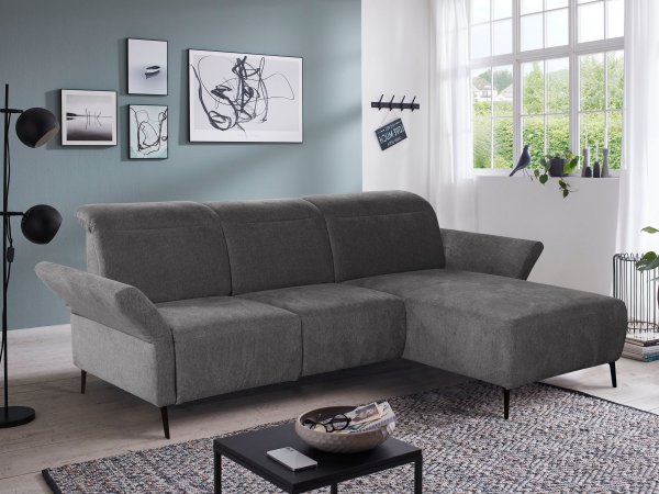 Rohová sedací souprava s motorovou TV funkcí CORIBA