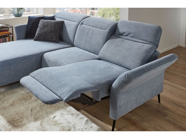 Rohová sedací souprava s motorovou TV funkcí CORIBA