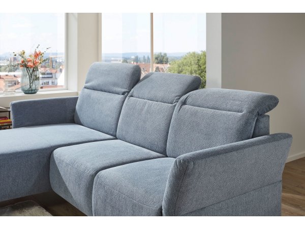 Rohová sedací souprava s motorovou TV funkcí CORIBA