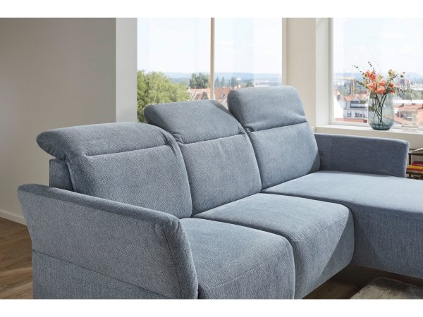 Rohová sedací souprava s motorovou TV funkcí CORIBA