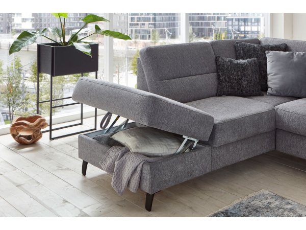 Rohová sedací souprava do tvaru U ve skandinávském stylu WESTERLAND 3