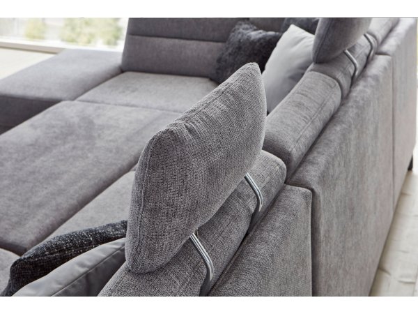 Rohová sedací souprava do tvaru U ve skandinávském stylu WESTERLAND 3