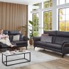 Luxusní kožená sedací souprava MONOPOLI 2+2 s motorovou relaxační funkcí