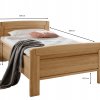 Postel pro jednu osobu KIRUNA 100x200 dub