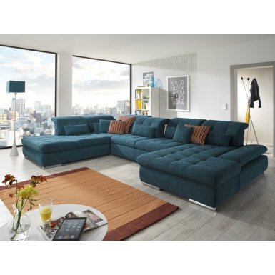 Rohová sedací souprava do tvaru U SANTA LUCIA