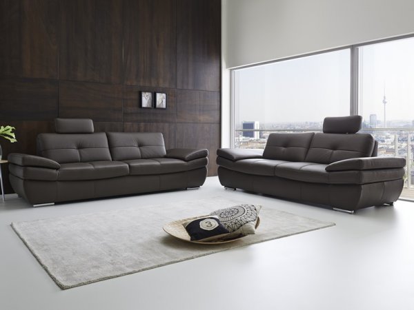 Luxusní kožená sedací souprava 2+2 ARGENTO